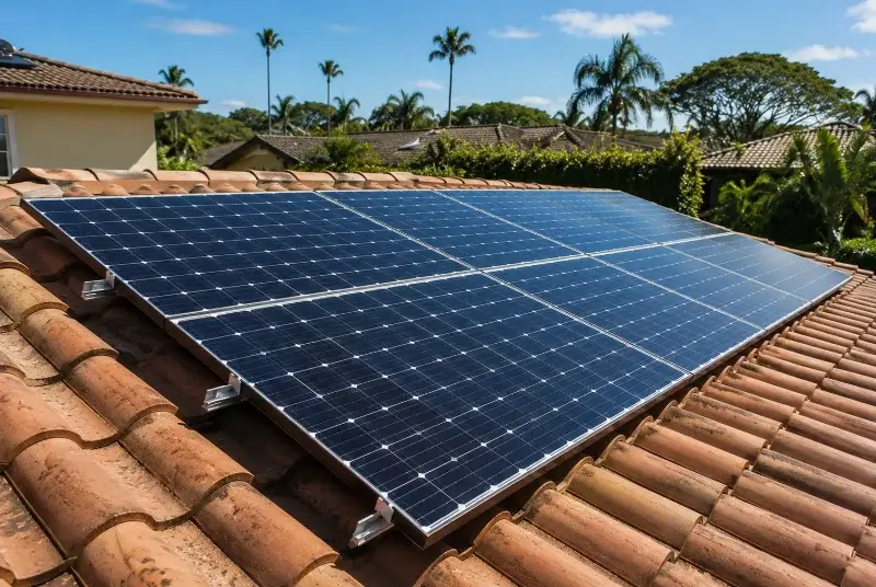 Installation de panneaux solaires à Villefollet